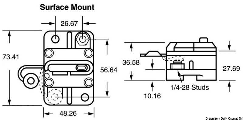 Coupe-circuit extérieur 150A pour guideaux et propulseurs