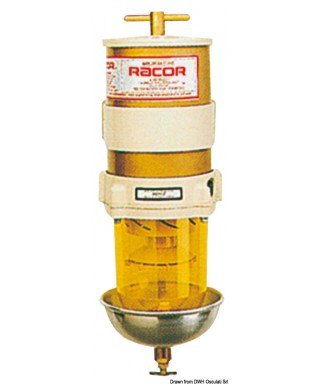 Filtre pour gasoil RACOR 900MA Débit 270L/h - continu