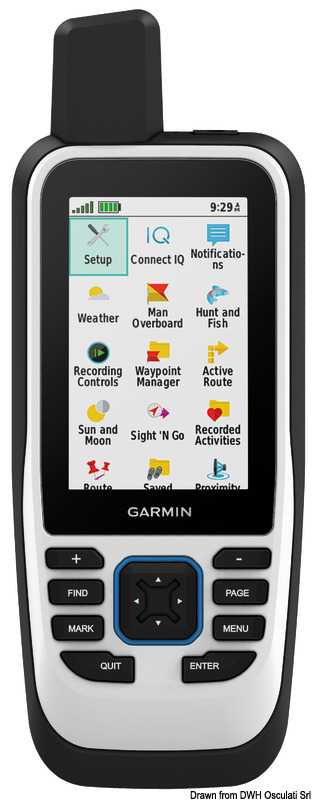 GPSMAP portable 86s Accelerometer barometric altimeter et compass